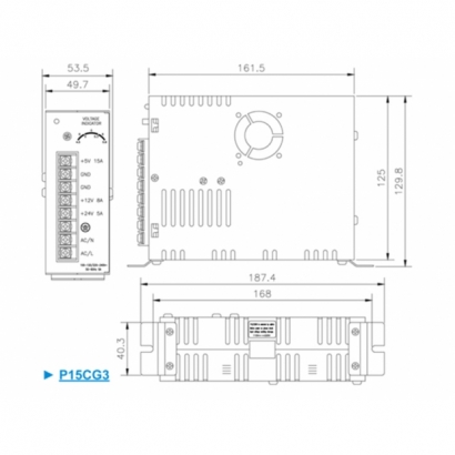 FR-P15 SERIES Power Supply 6